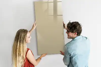 Magnettafel zum Schreiben beige