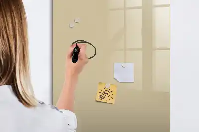 Magnettafel zum Schreiben beige