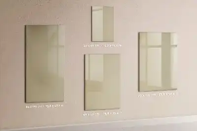Magnettafel zum Schreiben beige