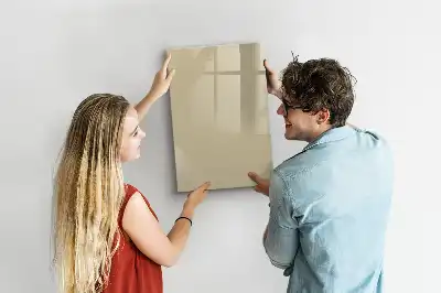Magnettafel zum Schreiben beige