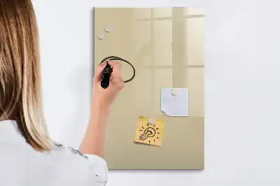 Magnettafel zum Schreiben beige