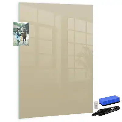 Magnettafel zum Schreiben beige