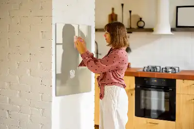 Magnettafel zum Schreiben beige