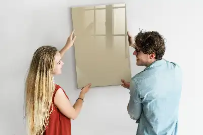 Magnettafel zum Schreiben beige