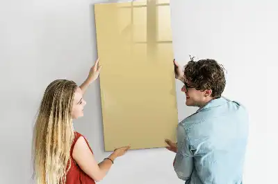 Beschreibbare Magnettafel in Creme