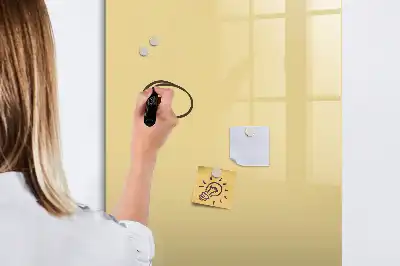 Beschreibbare Magnettafel in Creme