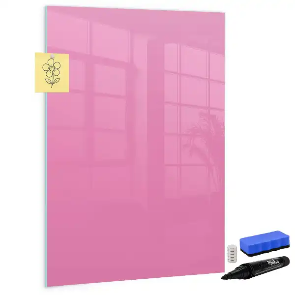 Magnettafel zum Schreiben in Rosa