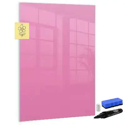 Magnettafel zum Schreiben in Rosa