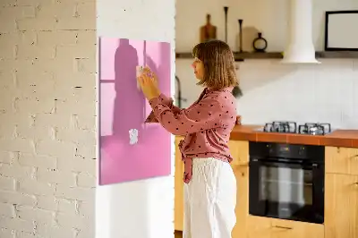 Magnettafel zum Schreiben in Rosa