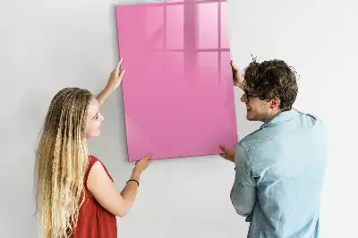 Magnettafel zum Schreiben in Rosa