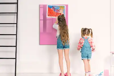 Magnettafel zum Schreiben in Rosa