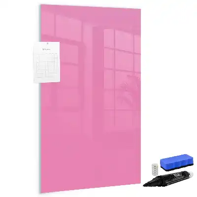 Magnettafel zum Schreiben in Rosa