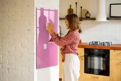 Magnettafel zum Schreiben in Rosa