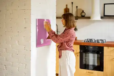 Magnettafel zum Schreiben in Rosa