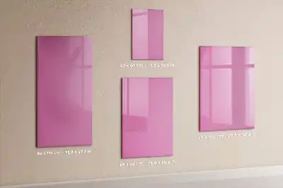 Magnettafel zum Schreiben in Rosa