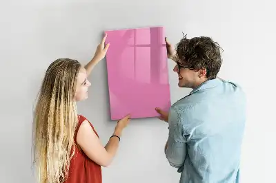 Magnettafel zum Schreiben in Rosa