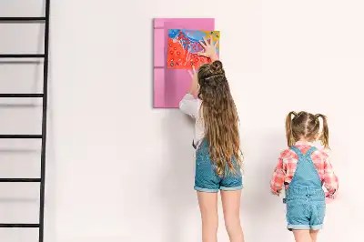 Magnettafel zum Schreiben in Rosa