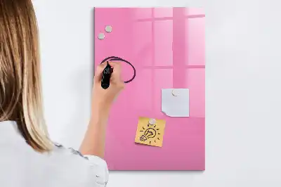 Magnettafel zum Schreiben in Rosa