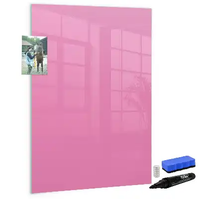 Magnettafel zum Schreiben in Rosa
