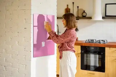 Magnettafel zum Schreiben in Rosa