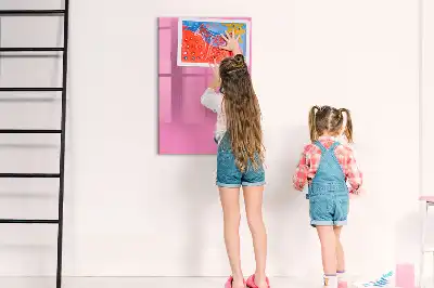 Magnettafel zum Schreiben in Rosa