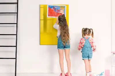 Magnettafel beschreibbar hellgelb