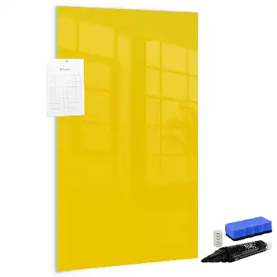 Magnettafel beschreibbar hellgelb