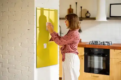Magnettafel beschreibbar hellgelb
