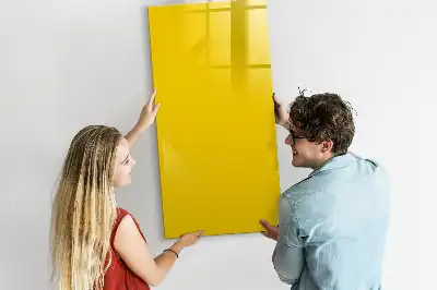 Magnettafel beschreibbar hellgelb