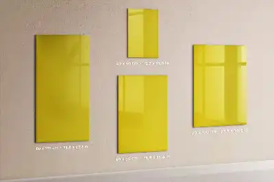 Magnettafel beschreibbar hellgelb