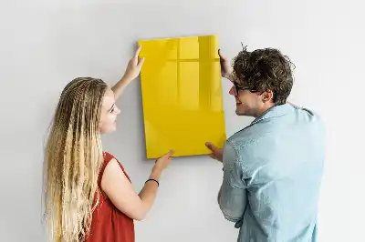 Magnettafel beschreibbar hellgelb
