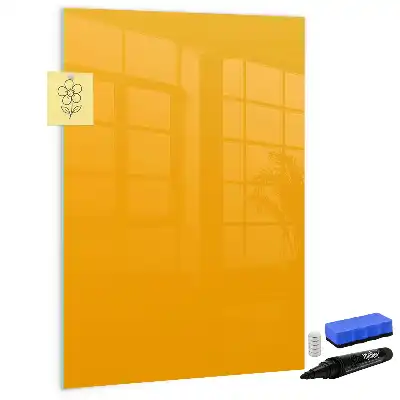 Magnettafel zum Schreiben in Goldgelb