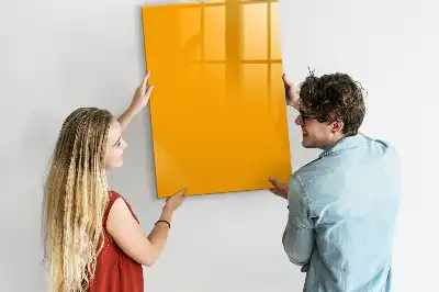 Magnettafel zum Schreiben in Goldgelb