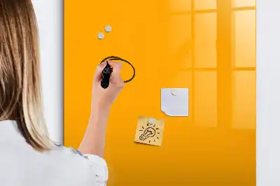Magnettafel zum Schreiben in Goldgelb