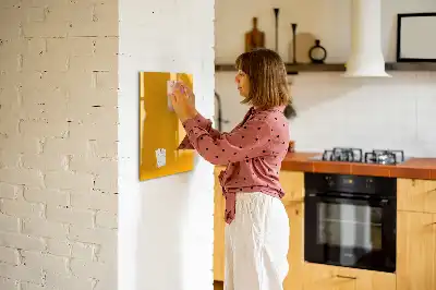 Magnettafel zum Schreiben in Goldgelb