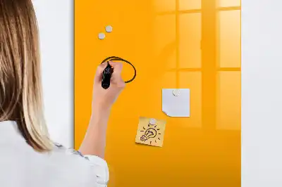 Magnettafel zum Schreiben in Goldgelb