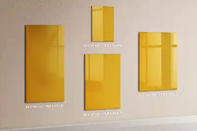 Magnettafel zum Schreiben in Goldgelb