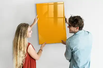 Magnettafel zum Schreiben in Goldgelb