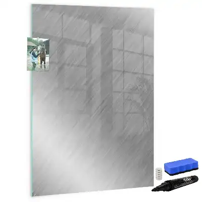 Magnettafel zum Schreiben in metallischem Glanz