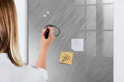 Magnettafel zum Schreiben in metallischem Glanz