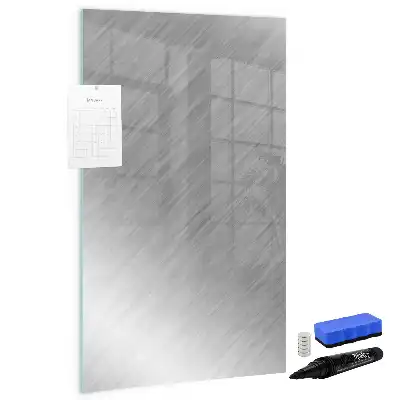 Magnettafel zum Schreiben in metallischem Glanz