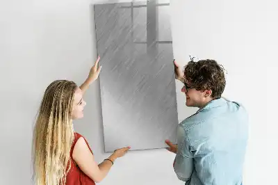 Magnettafel zum Schreiben in metallischem Glanz