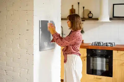 Magnettafel zum Schreiben in metallischem Glanz