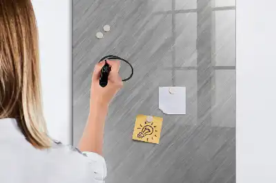 Magnettafel zum Schreiben in metallischem Glanz