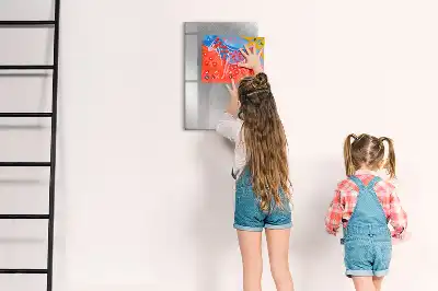 Magnettafel zum Schreiben in metallischem Glanz