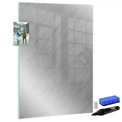 Magnettafel zum Schreiben in metallischem Glanz