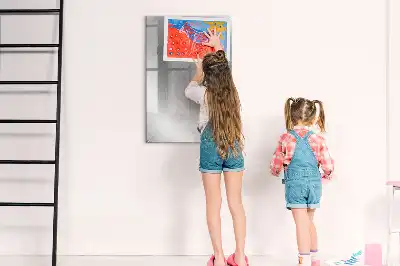 Magnettafel zum Schreiben in metallischem Glanz