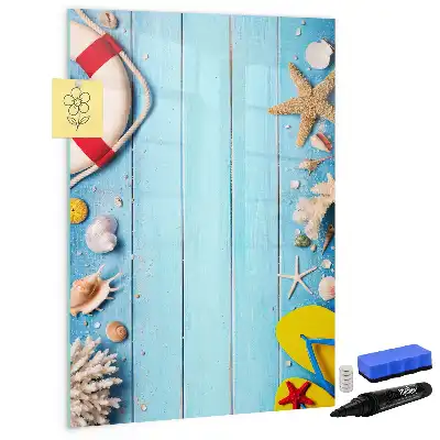 Magnettafel zum Schreiben Set für Strandliebhaber