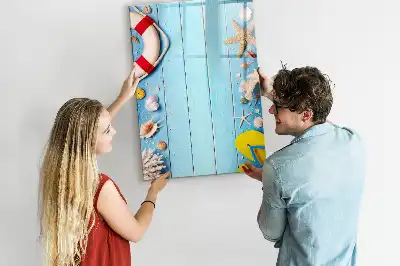 Magnettafel zum Schreiben Set für Strandliebhaber