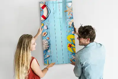 Magnettafel zum Schreiben Set für Strandliebhaber